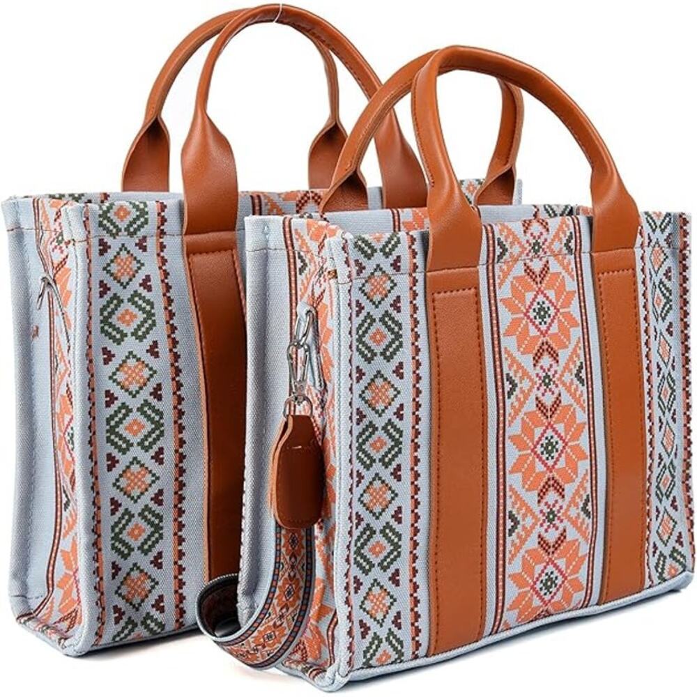 Didida Bohemian Tote Bag Women Hobo Handbag Padding Shoulder Bag Top Handle - Picture 2 of 5
